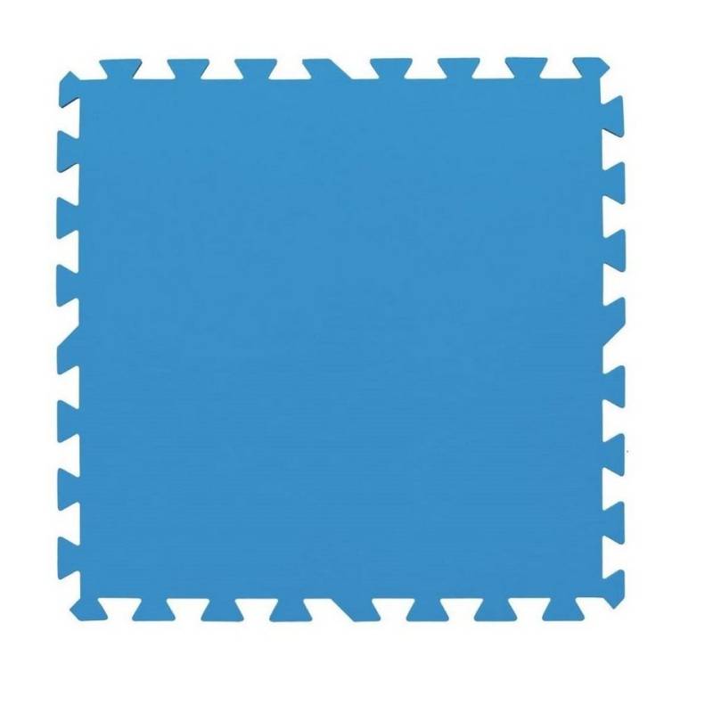 Bestway Pool-Bodenschutzfliese Flowclear Pool-Bodenschutzfliesen-Set, 9 Stück á 50 x 50 cm, blau von Bestway