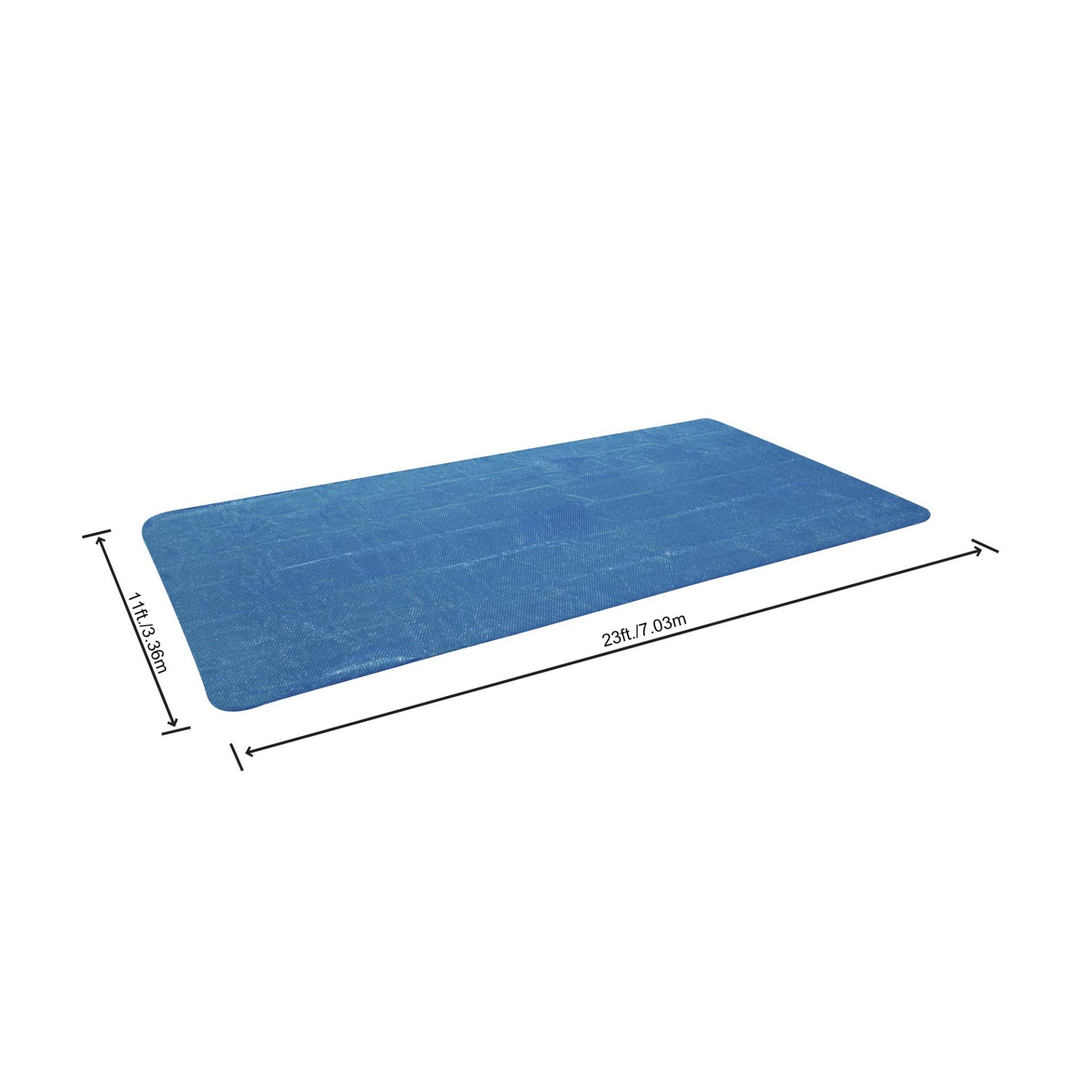 Bestway Pool-Solarabdeckplane 'Flowclear™' blau 703 x 336 cm von Bestway