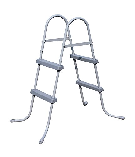 Bestway Poolleiter Pool Leiter Sicherheitsleiter 2 Stufen 76 bis 84cm Ultra-Frame Quick-Up Poolzubeh von Bestway