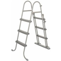 Bestway - 58330 Flowclear Sicherheitsleiter - 107 cm - Pool Leiter mit 150 kg Tragfähigkeit von Bestway