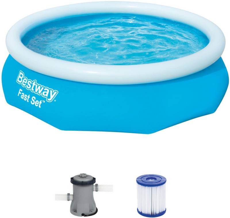 Bestway Quick-Up Pool Fast Set Pool (Set), 305x76 cm, inkl. Filterpumpe von Bestway