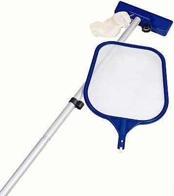 Bestway Reinigungsset mit Kescher + Bodensauger 203cm 58013 von Bestway