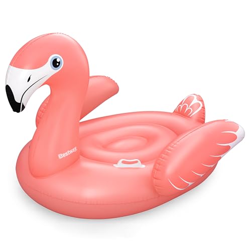 Bestway Schwimmtier Flamingo, 148 x 127 x 99 cm, 1 Person, Color Shield Beschichtung, Robuste Haltegriffe, Sicherheitsventile, Strapazierfähiges PVC, Lebendiges Design Bestway Schwimmtier Flamingo, 148 x 127 x 99 cm, 1 Person, Color Shield Beschichtung, Robuste Haltegriffe, Sicherheitsventile, Strapazierfähiges PVC, Lebendiges Design von Bestway