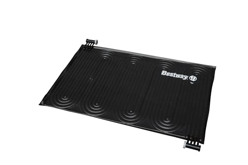 Bestway Flowclear Solar-Poolheizung für Filtersysteme, Clean Sun Powered Pool Pad, Schwarz, 110 x 171 cm von Bestway