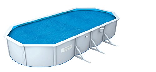 Bestway Solarabdeckung 58507e B L 730 740 Stahlwandbecken L 360 350 H 120, 730 x 350 x 1 cm, Blau von Bestway