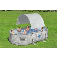 Bestway - Sonnendach für Aufstellpools Weiß von Bestway