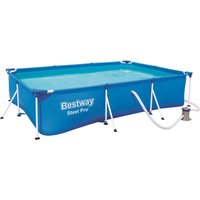56411 Steel Pro™ Frame Pool Set mit Filterpumpe 300x201x66cm Stahlrahmenpool - Bestway von Bestway