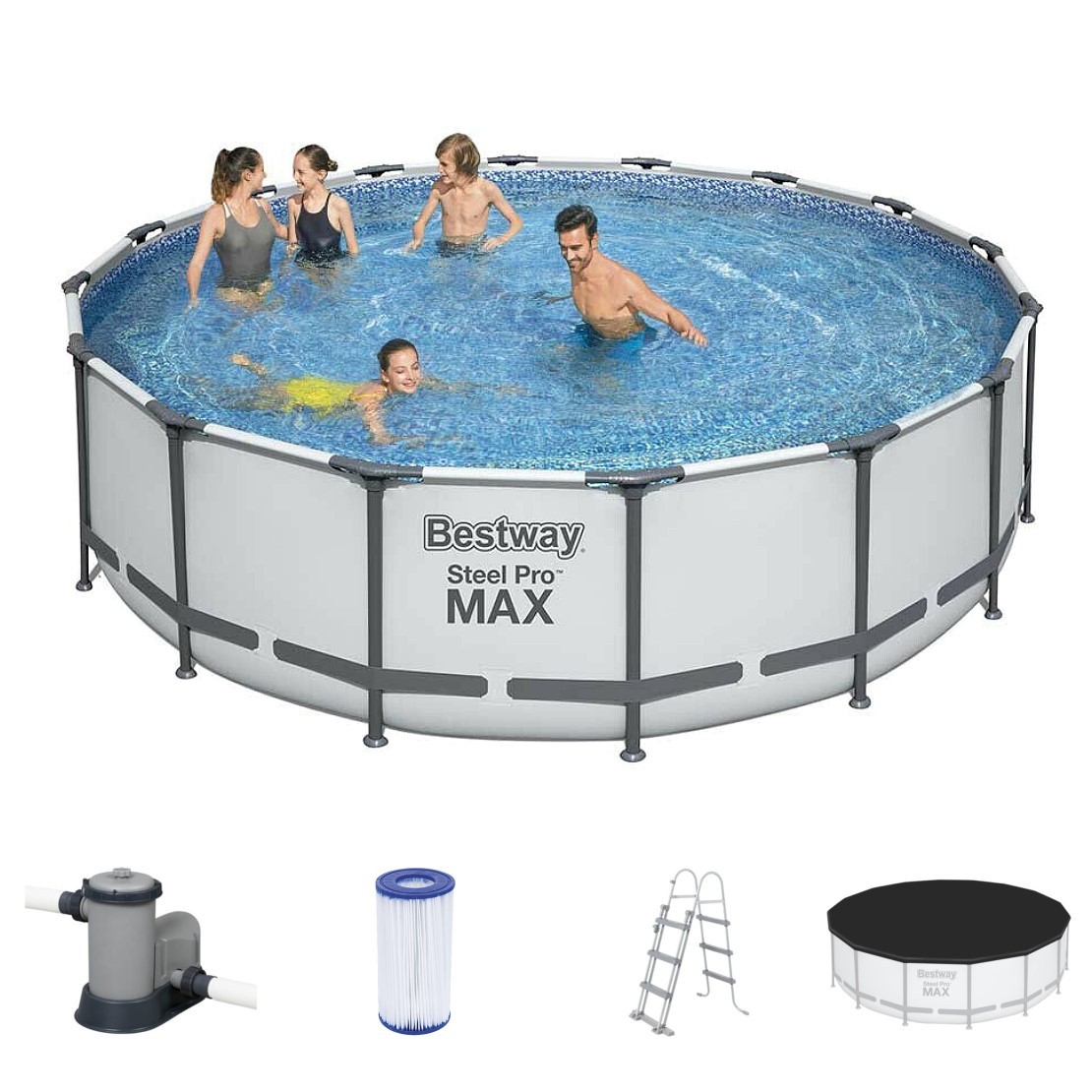 Bestway Steel Pro Pool Set 488x122 5612Z von Bestway