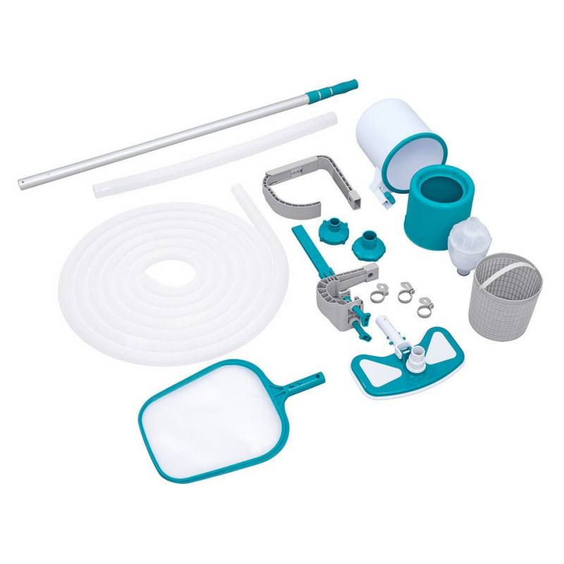 Bestway Poolbodensauger Poolpflege-Set AquaClean™ Deluxe für Poolgrößen bis 610 cm (ausgenomm von Bestway