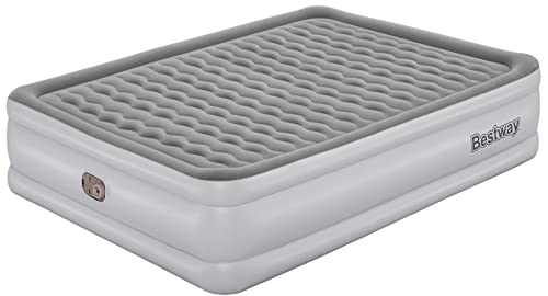 Bestway TriTech Doppel-Luftbett mit UltraFresh Oberfläche & integrierter Elektropumpe 203 x 152 x 46 cm von Bestway