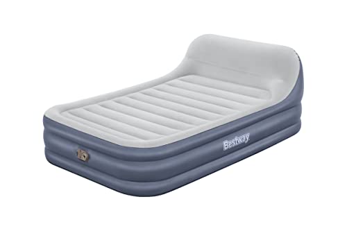 Bestway TriTech Luftbett SleekFlow mit Kopfteil & Luftpumpe Double XL/Hi 226 x 152 x 84 cm von Bestway