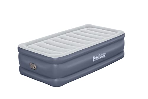 Bestway TriTech Luftbett mit integrierter Elektropumpe Single XL/Hi 191 x 97 x 51 cm, Blau von Bestway