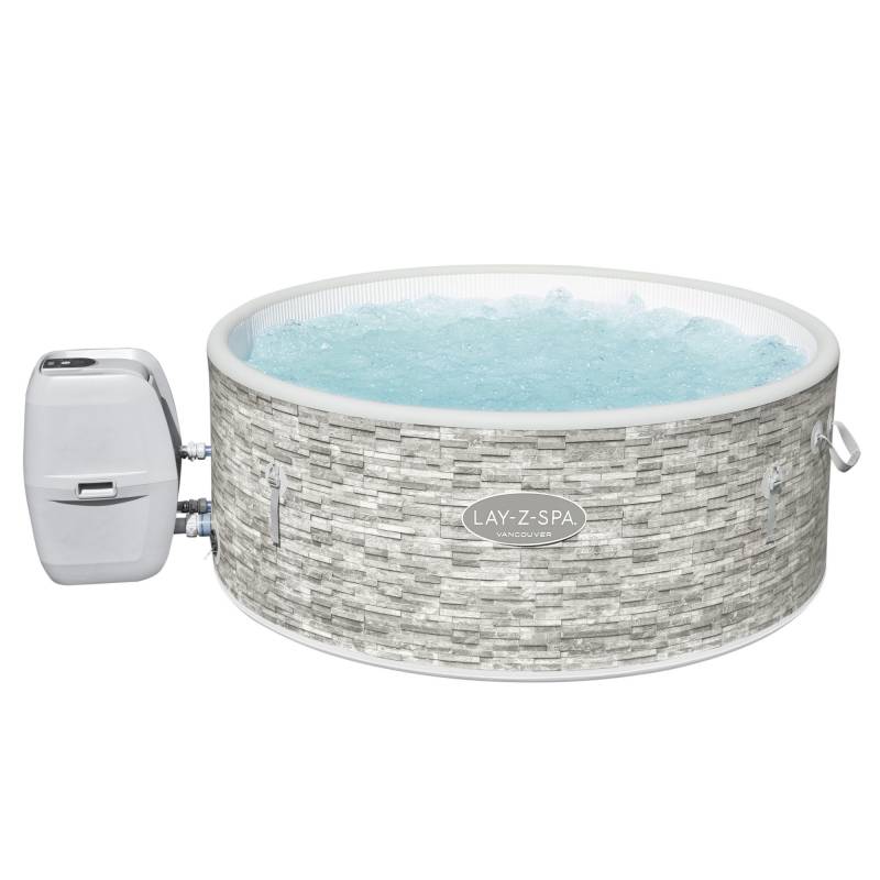 Bestway WLAN-Whirlpool 'LAY-Z-SPA Vancouver AirJet Plus' 155 x 60 cm grau von Bestway