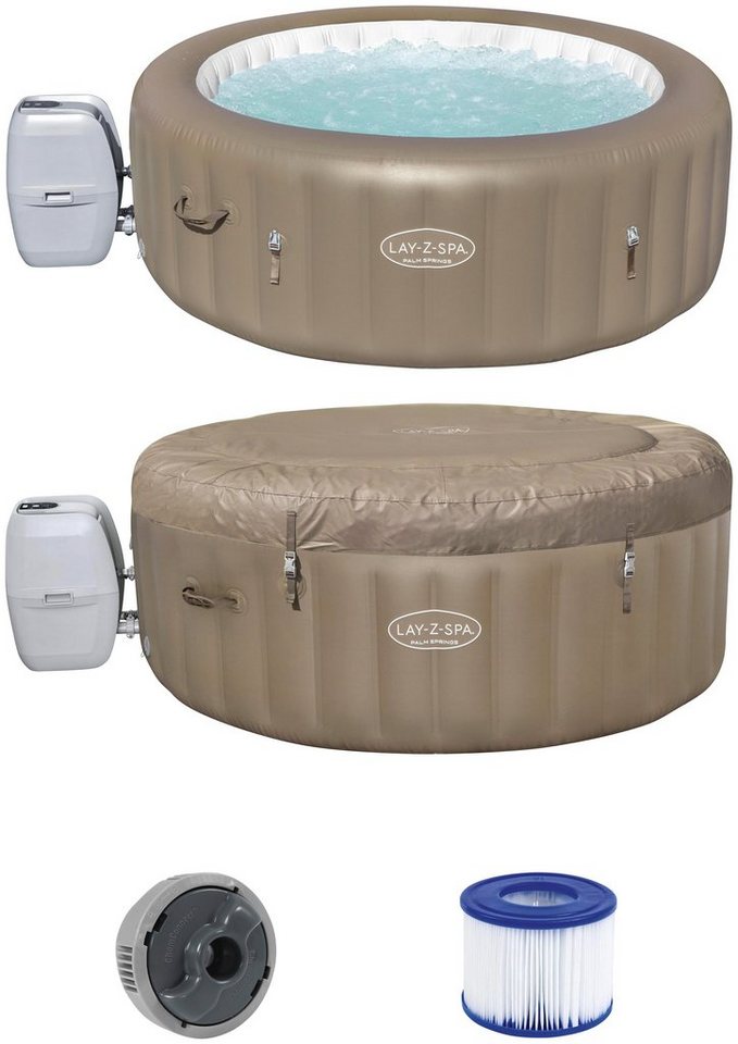 Bestway Whirlpool LAY-Z-SPA® Palm Springs AirJet™, ØxH: 196x71 cm, für bis zu 6 Personen von Bestway