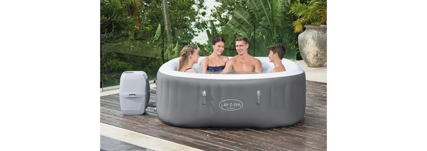 Bestway Whirlpool LAY-Z-SPA® WLAN - Madeira AirJet™ 180 x 180 x 66 cm, eckig von Bestway