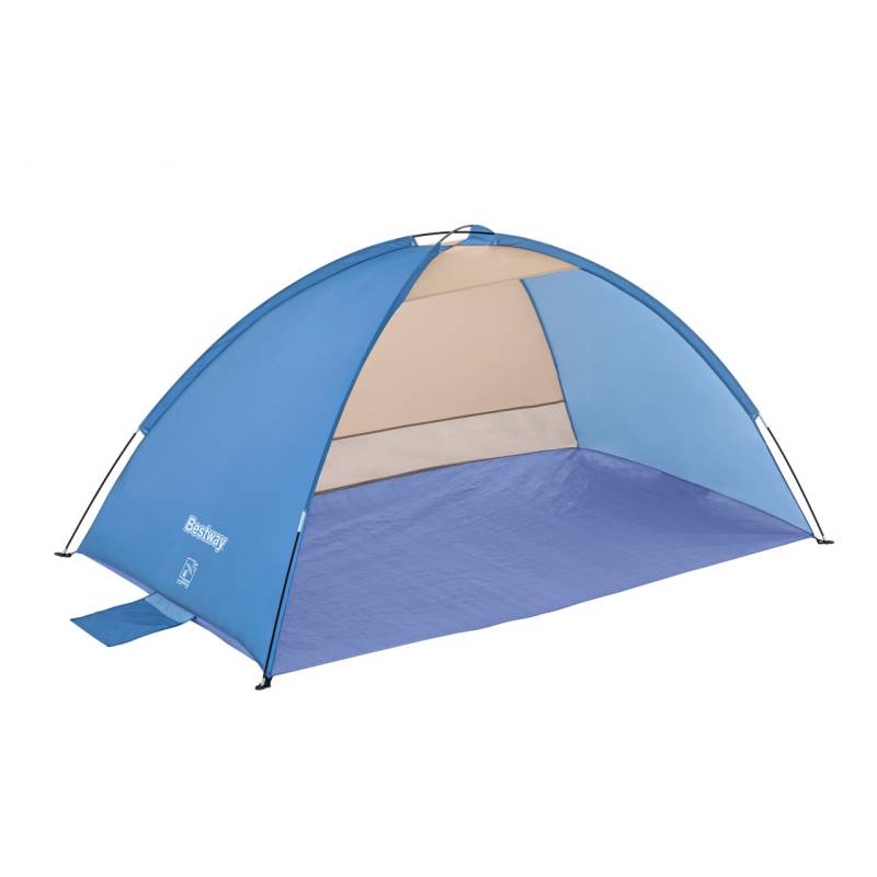Bestway Zelt Strandmuschel Beach Ground 2 blau 200 x 120 x 95 cm von Bestway