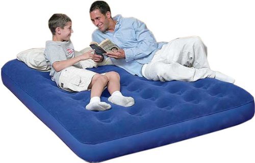 Doppel beflockte Luftmatratze Matratze Aufblasbare Air Bett für Gäste Camping-Ausflüge von Bestway