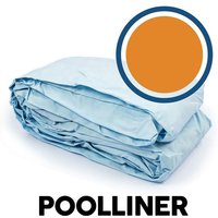 Ersatzteil Poolfolie (orange) für Steel Pro™ UVCareful™ Splash-in-Shade Pool 244 x 51 cm - Orange - Bestway von Bestway