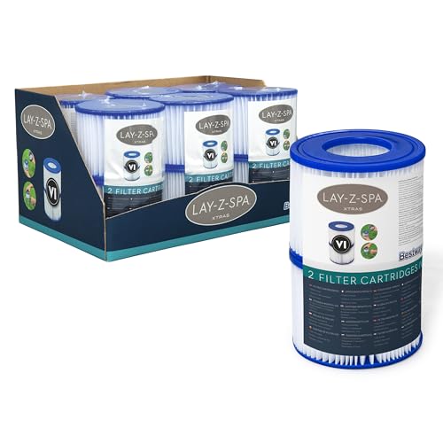 Bestway Filter Cartridge VI für Miami, Vegas, Monaco Lay-Z-Spa 58323- 6er Twin Pack Bestway Filter Cartridge VI für Miami, Vegas, Monaco Lay-Z-Spa 58323- 6er Twin Pack von Bestway