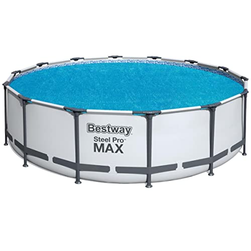 Bestway Flowclear™ Solarabdeckplane Ø 417 cm, für runde 457 cm, 427 cm / 547 cm, Aufstellpools, blau von Bestway