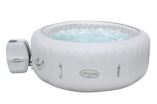 Bestway LAY-Z-SPA Paris AirJet Whirlpool, 196 x 66 cm, 4-6 Personen, rund, weiß von Bestway