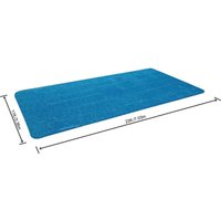 [NEUWERTIG] Bestway Solarabdeckplane Poolabdeckung Poolheizung Pool 703 X 336 Cm Blau Eckig B-Ware von Bestway