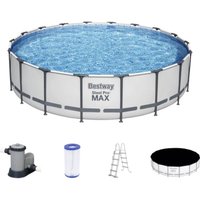 [NEUWERTIG] Bestway Steel Pro Max Aufstellpool Framepool Set Kartuschenfilteranlage Leiter B-Ware von Bestway