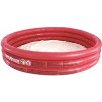 Planschbecken 3 Ring rot Kinder Baby Pool 122x25 cm - Ringe: rotBoden: weiss - Bestway von Bestway