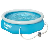 Bestway - Schwimmbecken Planschbecken Swimming Pool Fast Set 305cm Filterpumpe von Bestway