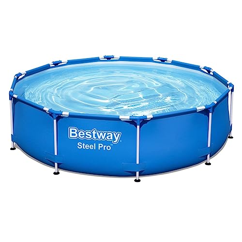 Bestway Steel Pro Frame Pool ohne Pumpe Ø 305 x 76 cm, blau, rund von Bestway