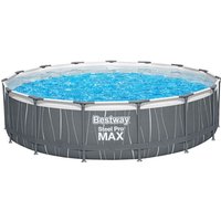 Steel Pro max™ Solo Pool ohne Zubehör ø 457 x 107 cm, LED-Design, rund von Bestway