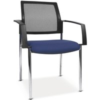 Topstar® Besucherstuhl BtoB 10 mit Polster-Rückenlehne + 4 Fuß Gestell, rot von Topstar®