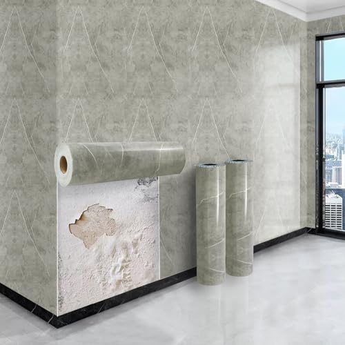 Beswitory 2 Rolle Selbstklebend Tapete Grau Marmor Klebefolie Möbel Wandpapier Selbstklebende Wandaufkleber Dekorative Möbelfolie Selbstklebende Folie für Möbel Küche Schrank Wasserdicht 300x40cm Beswitory 2 Rolle Selbstklebend Tapete Grau Marmor Klebefolie Möbel Wandpapier Selbstklebende Wandaufkleber Dekorative Möbelfolie Selbstklebende Folie für Möbel Küche Schrank Wasserdicht 300x40cm von Beswitory