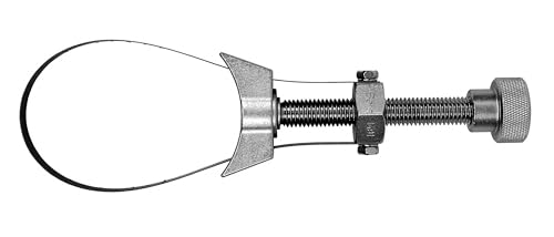 Beta Ölfilterschlüssel 1491 mit Leichtmetallkörper, Universal-Ölfilterschlüssel (für Pkw- und Motorrad Ölfilter geeignet, Spannung über Rändelschraube Durchmesser 60-100 mm), chrom von Beta