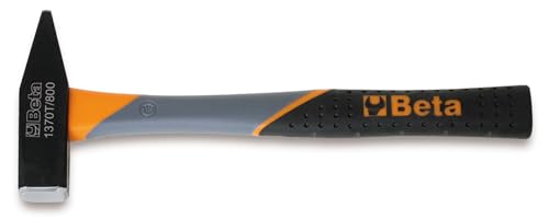 Beta 1370T 1000 Schlosserhammer, Hammer (hochwertiges Werkzeug, deutsches Modell, Stiel aus Fasern, mit Fiberglasgriffen,‎ modernes ‎Hammer Werkzeug, Gewicht: 1,28 kg) von Beta