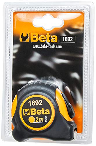 Beta 16920052 Maßband Modell 1692/2, stoßfest, Bi-Material, 2 Meter von Beta