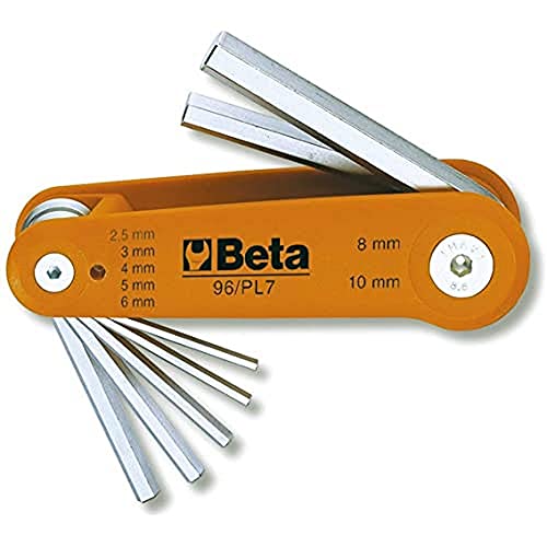 Beta 96/BG7 - Sechskant-Stiftschlüsselsatz, 7teilig, gebogen (Art. 96) von Beta