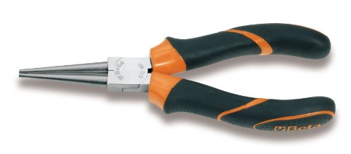 Beta 1010BM 160 - Zangen mit runden Backen, lang, innengeriffelt, Griffe aus Bimaterial von Beta