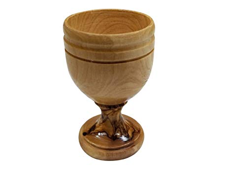 Kommunion Heiligen Land Wine Cup Kelch Olivenholz Goblet von Bethlehem Gifts TM 2.75 inches von Bethlehem Gifts TM