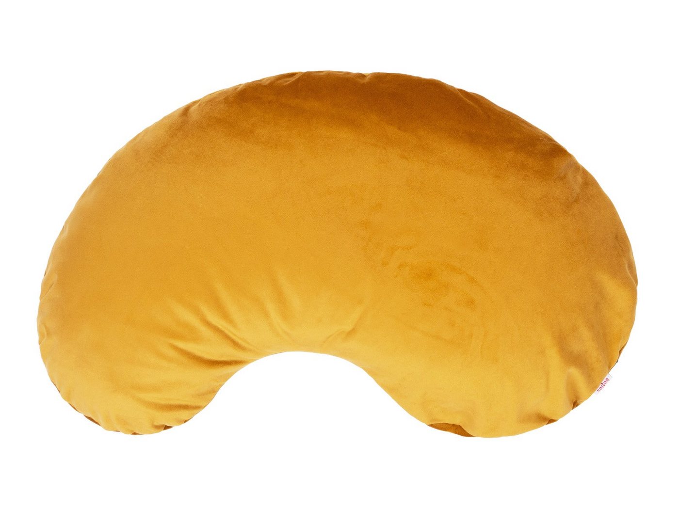 beties Nackenkissen Samt&Sonders, 1-tlg., 1 Stück, Nierenform Nacken- Lagerungs- Seitenschläferkissen Curry-senf von Beties