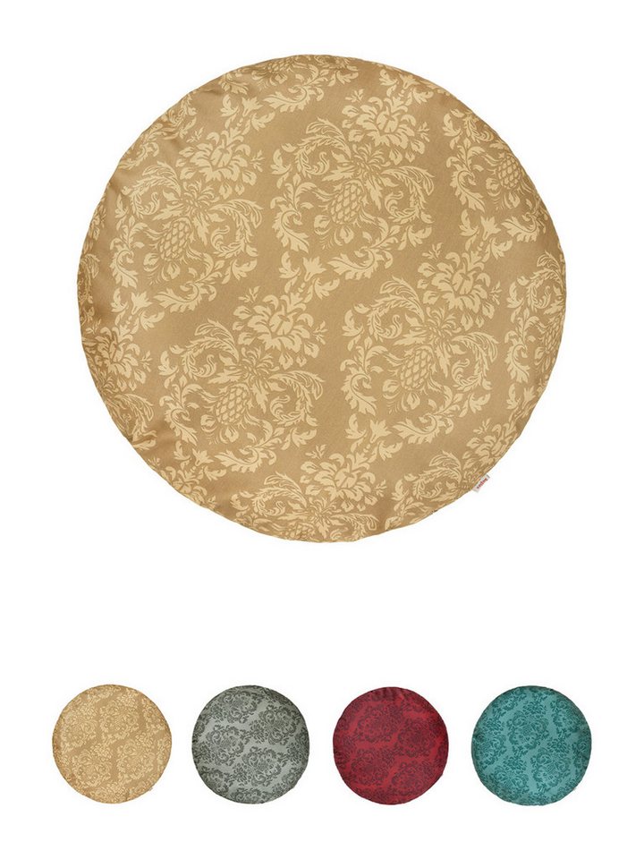 beties Kissenhülle Epoche, (1 Stück), runder Bezug verschiedene Größen und Farben Ornamente Ton in Ton von Beties
