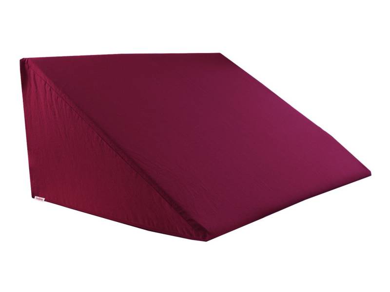 beties Kissenbezug BasicSoft, (1 Stück), Keilkissenbezug ca. 62x49x30 cm Jersey 100% Baumwolle rhododendron-rot von Beties