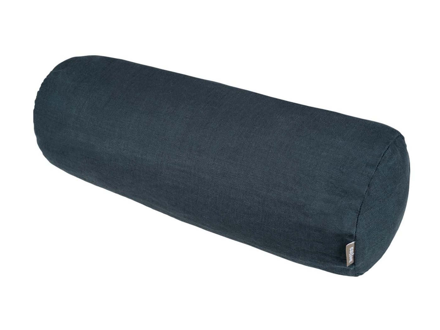 beties Nackenrollenbezug Leinen, (1 Stück), 100% Leinen ca. 15x40 cm mit Reißverschluss tiefsee-blau von Beties