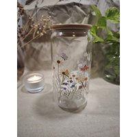 Trinkglas "Field Of Flowers" | Glass Daydrinking All Year Flowers Blumen Flower Glas Mit Bambusdeckel Glasstrohhalm Trinkglas "Field Of Flowers" | Glass Daydrinking All Year Flowers Blumen Flower Glas Mit Bambusdeckel Glasstrohhalm von BetonKollektiv