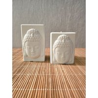 Buddha Teelichthalter Aus Beton, Weiß Buddha Teelichthalter Aus Beton, Weiß von BetonLiese24