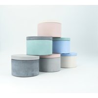 Betondose Aufbewahrung Salztopf Schmuckdose Zuckerdose Betondose Aufbewahrung Salztopf Schmuckdose Zuckerdose von Betongedoens
