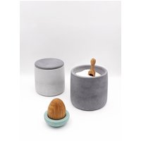 Betondose Zuckerdose Salztopf Betonbecher Mit Deckel Architektengeschenk Betondose Zuckerdose Salztopf Betonbecher Mit Deckel Architektengeschenk von Betongedoens