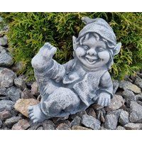 steinfigur Troll Wichtel Figur Gartenfigur von BetonhexeShop