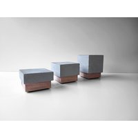 Cube Iii Big "Grey" Betonwürfel von Betonwerte