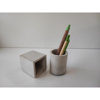 Stiftebecher Stiftehalter Stiftebox Schreibtisch-Organizer Büro Stiftebecher Stiftehalter Stiftebox Schreibtisch-Organizer Büro von Betonwerte